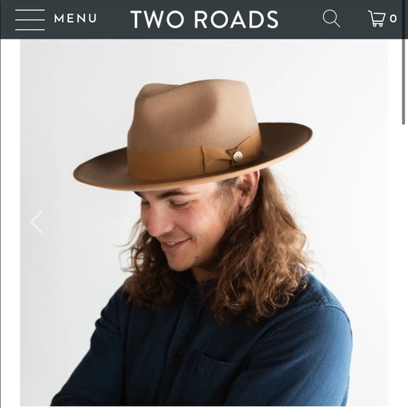 Two Roads Hat Co Bushwick Rancher Hat size S - Picture 2 of 4